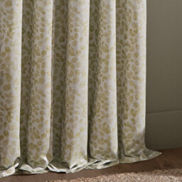 Wylder Grace Leaf Floral Jacquard Room Darkening Pencil Pleat Curtain Pair, Sage, (W) 229Cm X (D) 183Cm - thumbnail 5