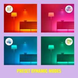Wiz Tunable White And Rgb Aura Smart Connected Wifi Ceiling Mounted Light Black With App Control - thumbnail 9