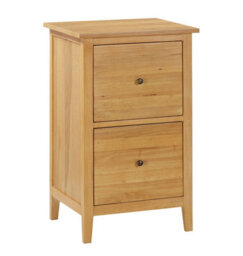 Hallowood Furniture Aston Two Drawer Filing Cabinet - thumbnail 8