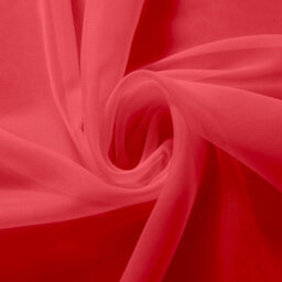 Luxury Living Elegant Plain Voile Curtain Panels Pair With Free Tie Backs Red - thumbnail 4