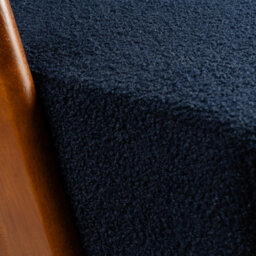 Scottish Everlastings Ltd. Scottish Everlastings Navy Boucle Chair (Flat Arms) - thumbnail 3