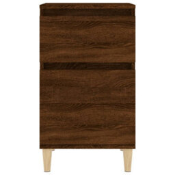 Berkfield Elegant Bedside Cabinets 2 Pcs Brown Oak 40X35X70 Cm - thumbnail 6