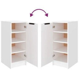 Berkfield Sturdy Shoe Cabinet White 30X35X70 Cm Engineered Wood - thumbnail 8
