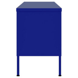 Walplus Tv Cabinet Navy Blue 105X35X50 Cm Steel - thumbnail 4