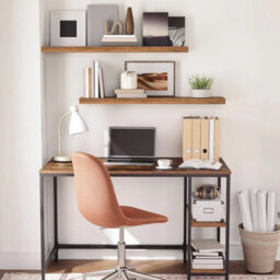 100 Cm Wall Mounted Shelves Floating Shelves Set Of 2 Wall Display Racks - thumbnail 4
