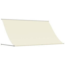 Walplus Retractable Awning Garden Sun Shade Canopy Gazebo For Back Door, Porch, Patio Cream 300X150 Cm Fabric And Steel - thumbnail 2