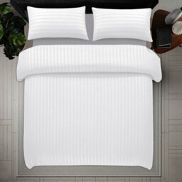 Pamposh Pack Of 4 Premium Reversible Super King Duvet Covers With Zip Closure, Corner Ties & Matching Pillows Soft Easy Care Bedding - thumbnail 2