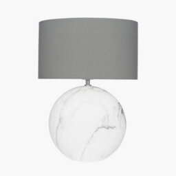 Pacific Lifestyle Marble Effect Ceramic Table Lamp - thumbnail 3