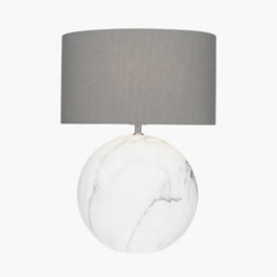 Pacific Lifestyle Marble Effect Ceramic Table Lamp - thumbnail 4