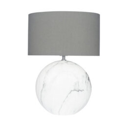 Pacific Lifestyle Marble Effect Ceramic Table Lamp