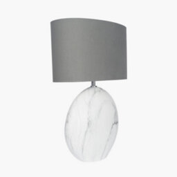 Pacific Lifestyle Marble Effect Ceramic Table Lamp - thumbnail 5
