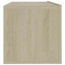 Berkfield Sturdy Tv Cabinet Sonoma Oak 100X30X30 Cm Engineered Wood - thumbnail 7