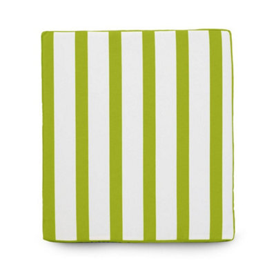 rucomfy Beanbags Rucomfy Olive Green Water Resistant Seat Pad - Indoor Or Outdoor Single Seater Bench Cushion