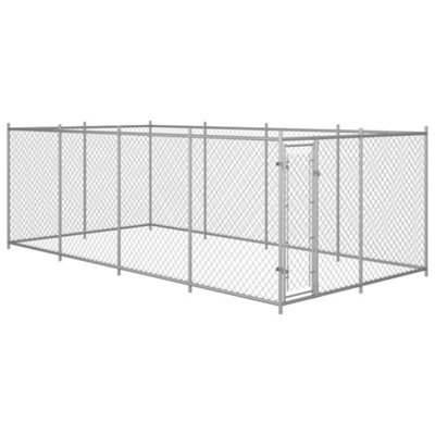 Berkfield Outdoor Dog Kennel 8X4X2 M - image 1