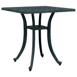 Berkfield Garden Table Green 53X53X53 Cm Cast Aluminium - thumbnail 7