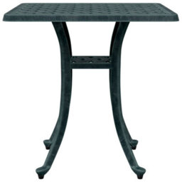 Berkfield Garden Table Green 53X53X53 Cm Cast Aluminium - thumbnail 5