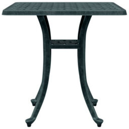 Berkfield Garden Table Green 53X53X53 Cm Cast Aluminium - thumbnail 6