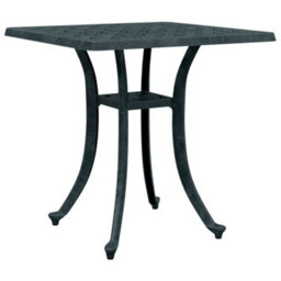 Berkfield Garden Table Green 53X53X53 Cm Cast Aluminium - thumbnail 2
