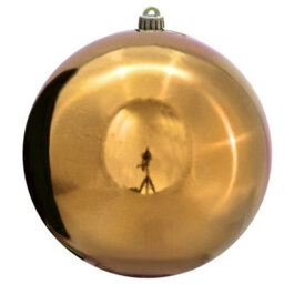 Christmas Tree World 25Cm Gold Bauble Set Shiny/matte (4 Pc) - thumbnail 4