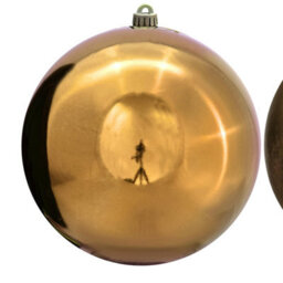 Christmas Tree World 25Cm Gold Bauble Set Shiny/matte (4 Pc) - thumbnail 3