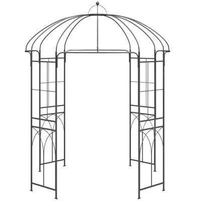 Gr8 Garden Metal Garden Rose Arch Trellis Bird Cage Shape Arbour Gazebo Pergola Pavilion - image 1