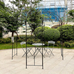 Gr8 Garden Metal Garden Rose Arch Trellis Bird Cage Shape Arbour Gazebo Pergola Pavilion - thumbnail 4