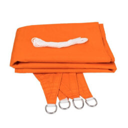 Floordirekt Casa Pura Triangular Polyester Sun Shade Sail Uv Weatherproof Water Repellent Garden Balcony Orange 3.6 X 3.6 X 5.1 M - thumbnail 5