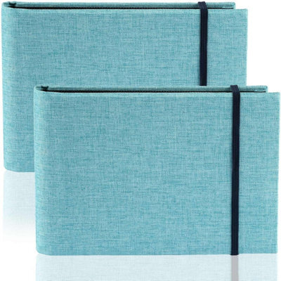 2 Pack Small Photo Albums 6X4 Slip In Photo Album 200 Pages Photo Album Books - image 1