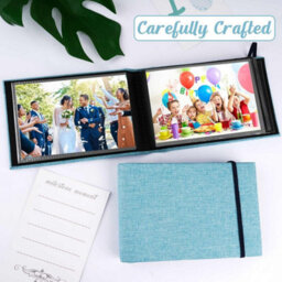 2 Pack Small Photo Albums 6X4 Slip In Photo Album  200 Pages Photo Album Books - thumbnail 3