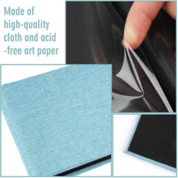 2 Pack Small Photo Albums 6X4 Slip In Photo Album  200 Pages Photo Album Books - thumbnail 4