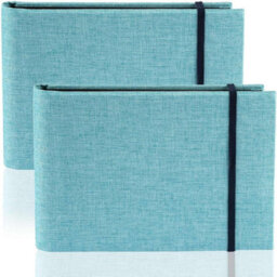 2 Pack Small Photo Albums 6X4 Slip In Photo Album  200 Pages Photo Album Books - thumbnail 1