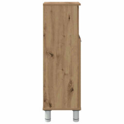 Berkfield Durable Bathroom Cabinet Artisan Oak 30X30X95 Cm Engineered Wood - thumbnail 6