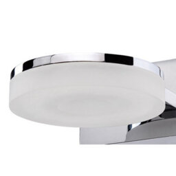 Luminosa Lighting Luminosa Nimbus Wall Lamp 1 Light 5W Led 3000K, 450Lm, Polished Chrome/frosted Acrylic - thumbnail 5