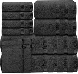 Casabella Luxury Bath Towel Set- 10 Piece Towels - thumbnail 1