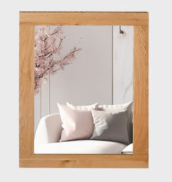 Hallowood Furniture Waverly Oak - Oak Framed Mirror (Mir930) - thumbnail 8