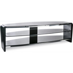 "Alphason Francium 1400 Black Tv Stand For Up To 65"" Tvs" - thumbnail 2