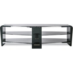 "Alphason Francium 1400 Black Tv Stand For Up To 65"" Tvs" - thumbnail 3
