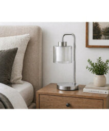 Lighting Supermarket Lulworth Silver Arch Table Lamp - thumbnail 8