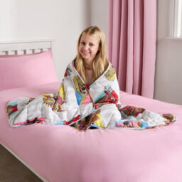 Ohs X Lol Surprise Kids Weighted Blanket 3Kg Sensory Sleep Throw - thumbnail 2