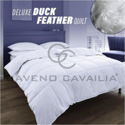 Gc Gaveno Cavailia Hotel Quality Duck Feather & Down Quilt Warm King Duvet 13.5 Tog, Cosy Warm Breathable Anti-Dust Mite Bedding - thumbnail 2