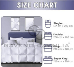 Gc Gaveno Cavailia Hotel Quality Duck Feather & Down Quilt Warm King Duvet 13.5 Tog, Cosy Warm Breathable Anti-Dust Mite Bedding - thumbnail 4