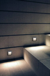 Luminosa Lighting Luminosa Face Led Outdoor Square Wall Light Grey Ip65 - thumbnail 2
