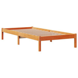 Berkfield Bed Frame With Headboard Without Mattress Wax Brown 100X200 Cm - thumbnail 8