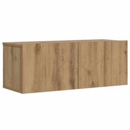 Walplus Wall Mounted Tv Cabinet Artisan Oak 80X30X30 Cm Engineered Wood - thumbnail 2