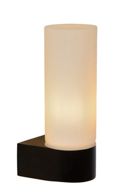 Lucide Jesse Classic Wall Light Bathroom - 1Xg9 - Ip44 - Black - image 1