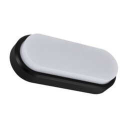 CGC Lighting Sonny - Cgc Black Opal Oval Outdoor Wall Light Bulkhead 18W - thumbnail 1