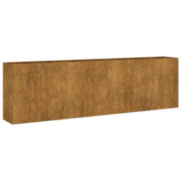 Berkfield Garden Raised Bed 280X40X80 Cm Corten Steel - thumbnail 2