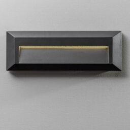 CGC Lighting Cgc Dark Grey Slim Wall Brick Light Surface Mount Eyelid Led Natural White Colour Weatherproof Polycarbonate Corrosion Proof