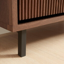 Furniturebox Uk Penrose Walnut & Cream Marble Effect Shoe Storage Cabinet - thumbnail 7
