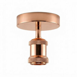 Single Head Fully Earth Ceiling Light Retro Flush Mount E27 Lamp Holder Sconce Chandeliers Pendent Set For Living Room - thumbnail 9